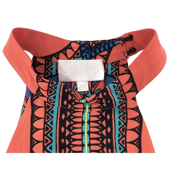 ALEXIS Vanji Tribal Halter Mini Dress size XS - Picture 8 of 12